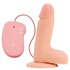 Realistic vibrator with adjustable suction and vibration