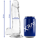 XRAY CLEAR DILDO COMPLETO