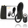 Chic desire -  cockring télécommande rechargeable noir/ or