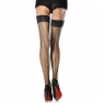 Bas résille industriels auto-adhésifs leg avenue avec couture dos