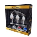 SET DI 3 PLUG IN METALLO CON GIOIELLO