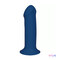 Dildo in silicone, flessibile, con ventosa, termo-reattivo