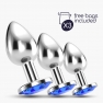 Set di 3 plug di lusso in metallo, perfetti per divertirsi con giochi di temperatura