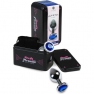 Plug anale in alluminio liscio, termico, conico e decorato